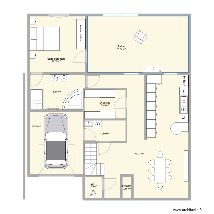 plan rdc. Plan de 0 pièce et 0 m2