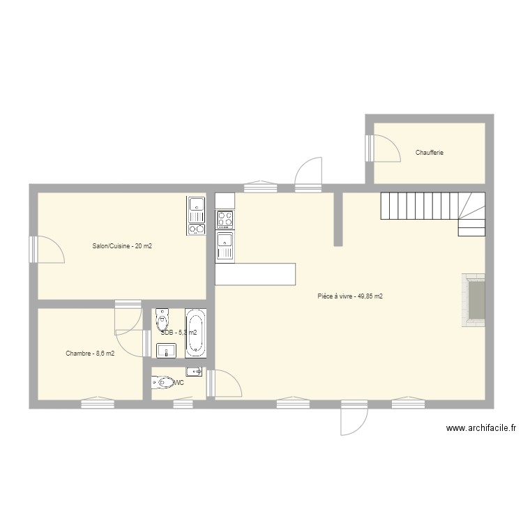 63001401 Larodde. Plan de 0 pièce et 0 m2