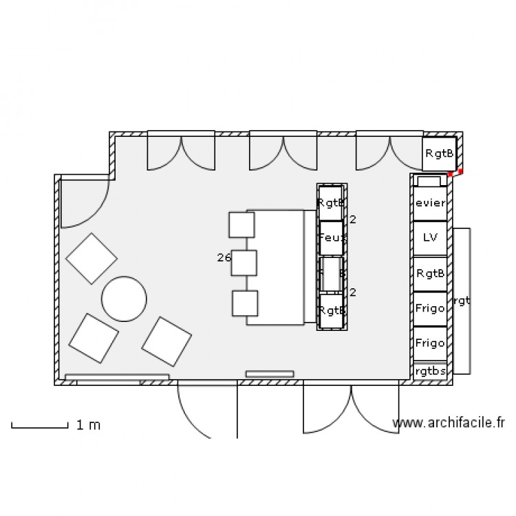 véranda3. Plan de 0 pièce et 0 m2