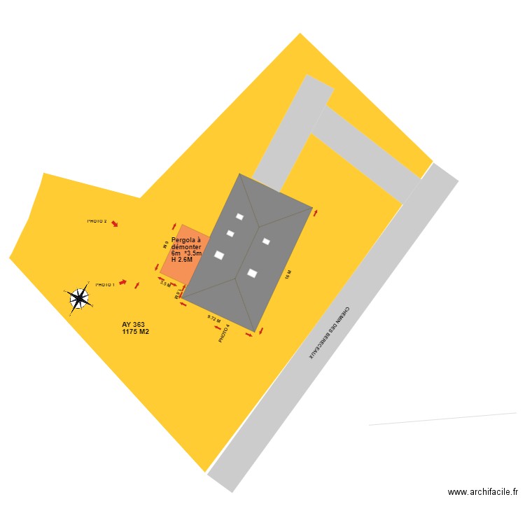 PLAN DE MASSE LONGUENESSE. Plan de 0 pièce et 0 m2