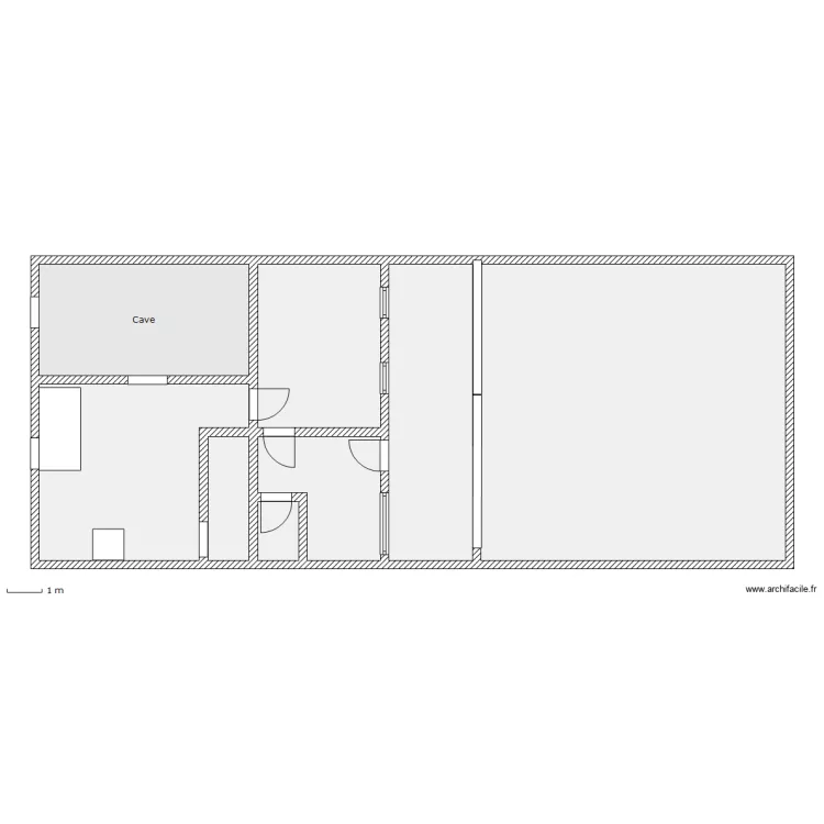 Ligny sous sol. Plan de 