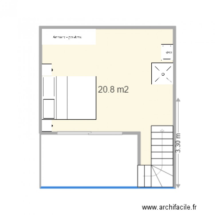 chalet. Plan de 0 pièce et 0 m2