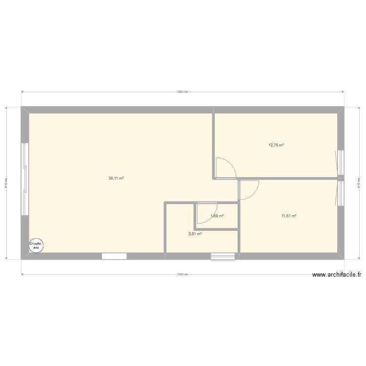 plan logement hangar elec. Plan de 0 pièce et 0 m2