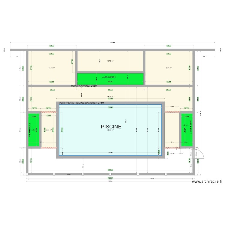 PISCINE PLANCHER. Plan de 0 pièce et 0 m2