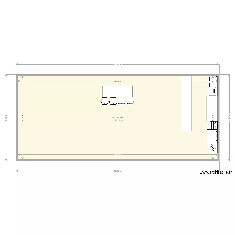 Restaurant SAVCCP. Plan de 