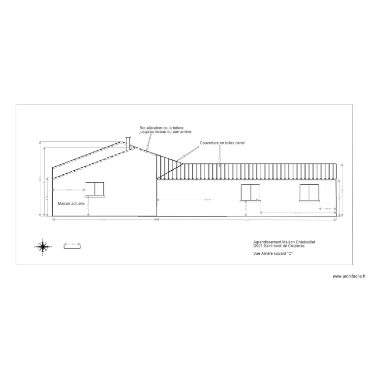 Chad Vue arriere. Plan de 