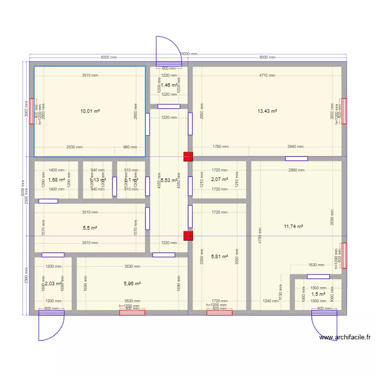 Лаборатория. Plan de 