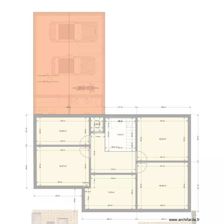 plan avec parcelle voisine ind 9. Plan de 