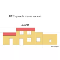 DP2- plan de masse -OUEST- agrandissement avant