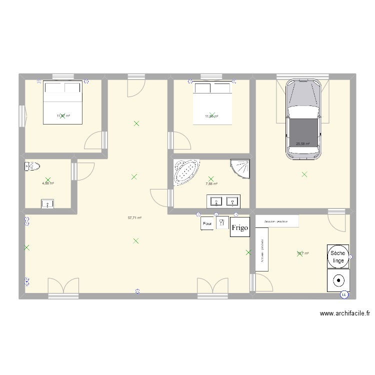 Alexis RAKoTOTOVOVOLOLOLOLONA. Plan de 7 pièces et 135 m2