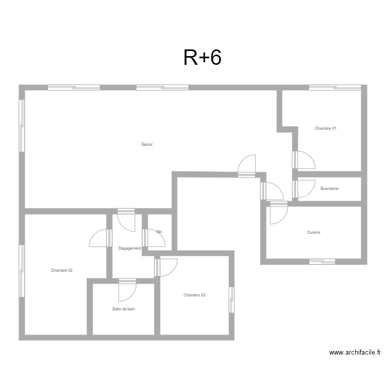 350600941. Plan de 9 pièces et 126 m2