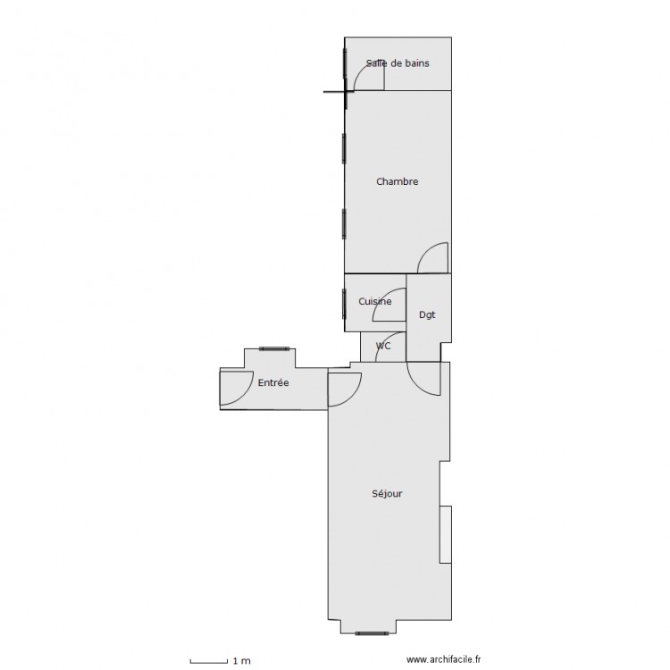 tournelle. Plan de 0 pièce et 0 m2