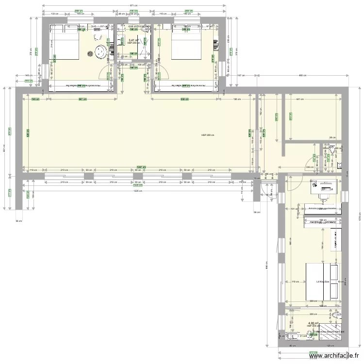 villa La Romana . Plan de 