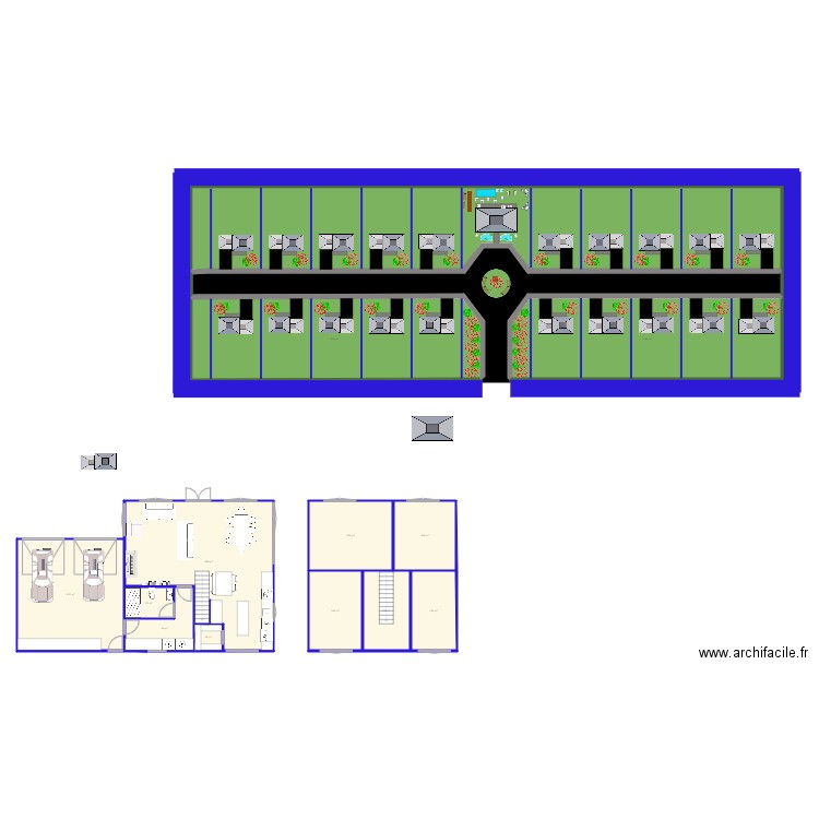 Developpement. Plan de 0 pièce et 0 m2