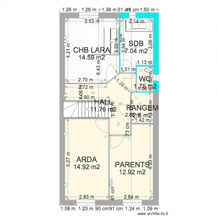 Samuel ETAGE 121215 final. Plan de 0 pièce et 0 m2