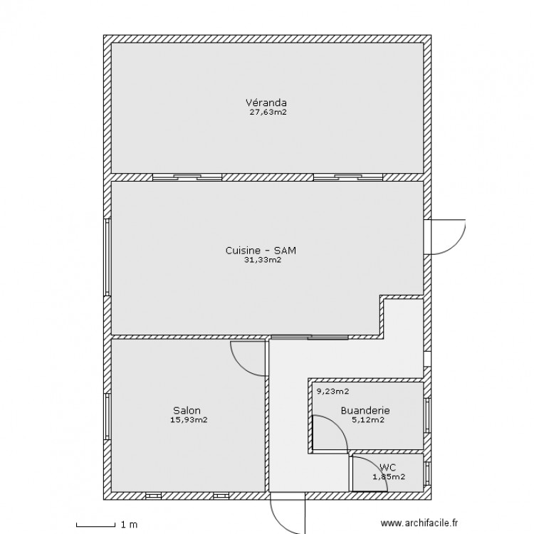 BJP RDC 2 B. Plan de 0 pièce et 0 m2