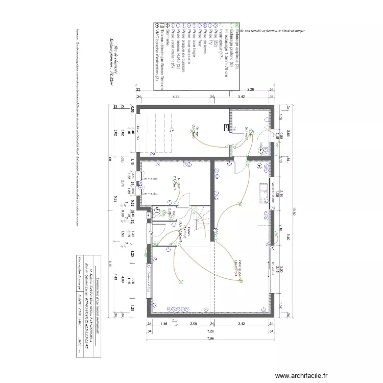 TAKI RDC ELEC. Plan de 