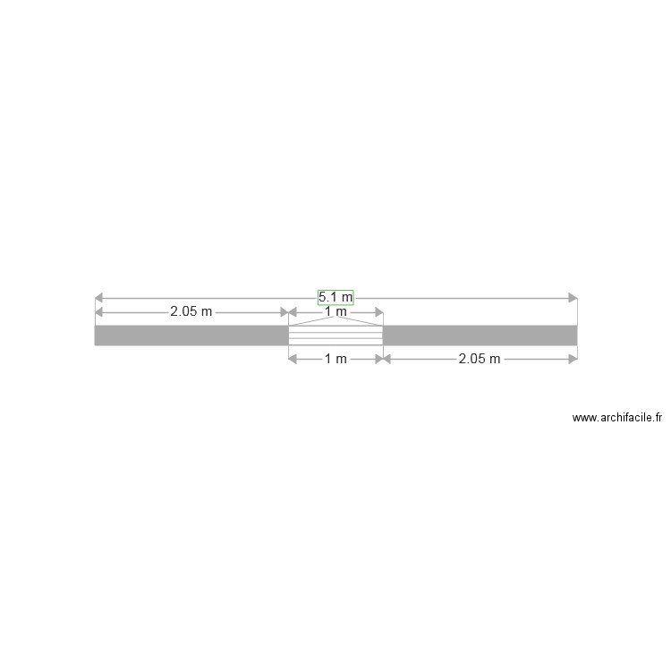 Façade est. Plan de 0 pièce et 0 m2