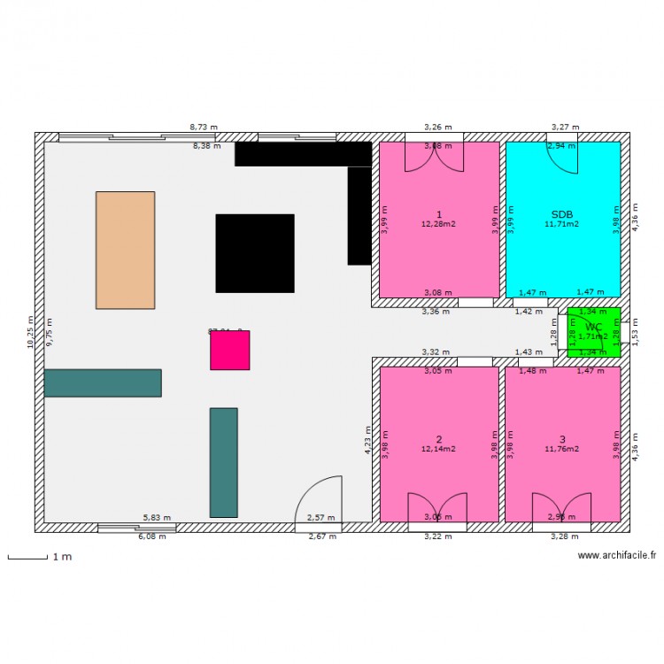 rez de chaussé. Plan de 0 pièce et 0 m2