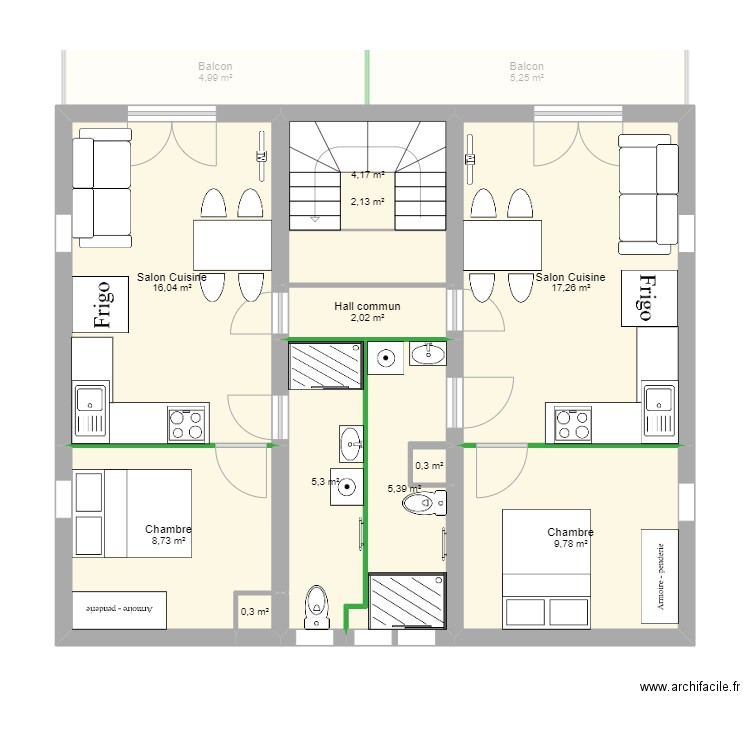 Cluses2. Plan de 0 pièce et 0 m2