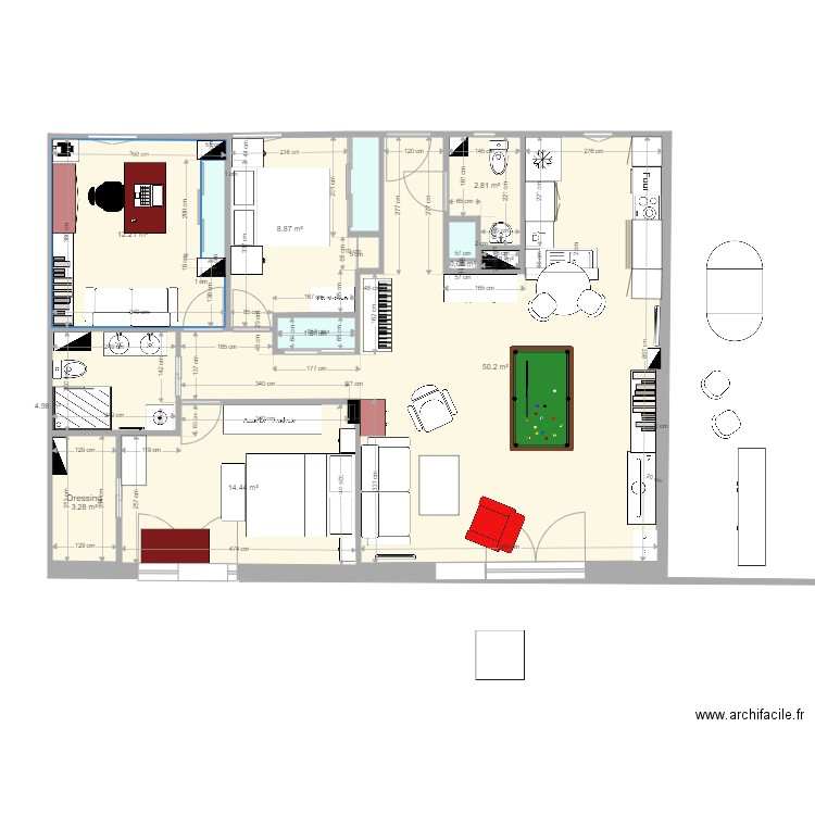 Plan appartement Crocki rev 8. Plan de 0 pièce et 0 m2