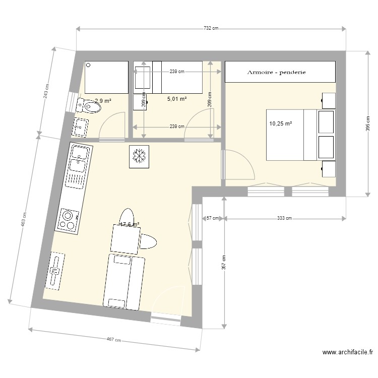 maisonette. Plan de 0 pièce et 0 m2