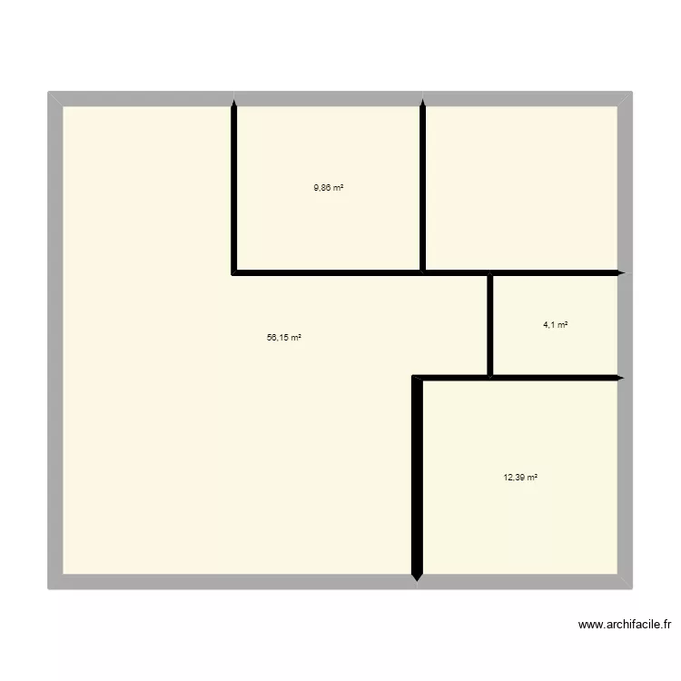 Maison ST BARTH. Plan de 