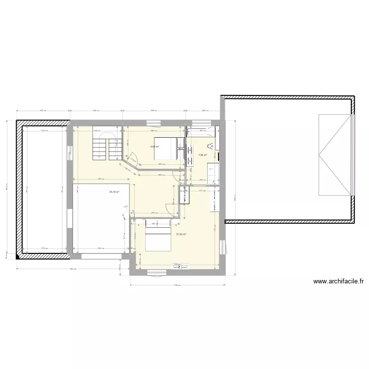 Etage 3. Plan de 