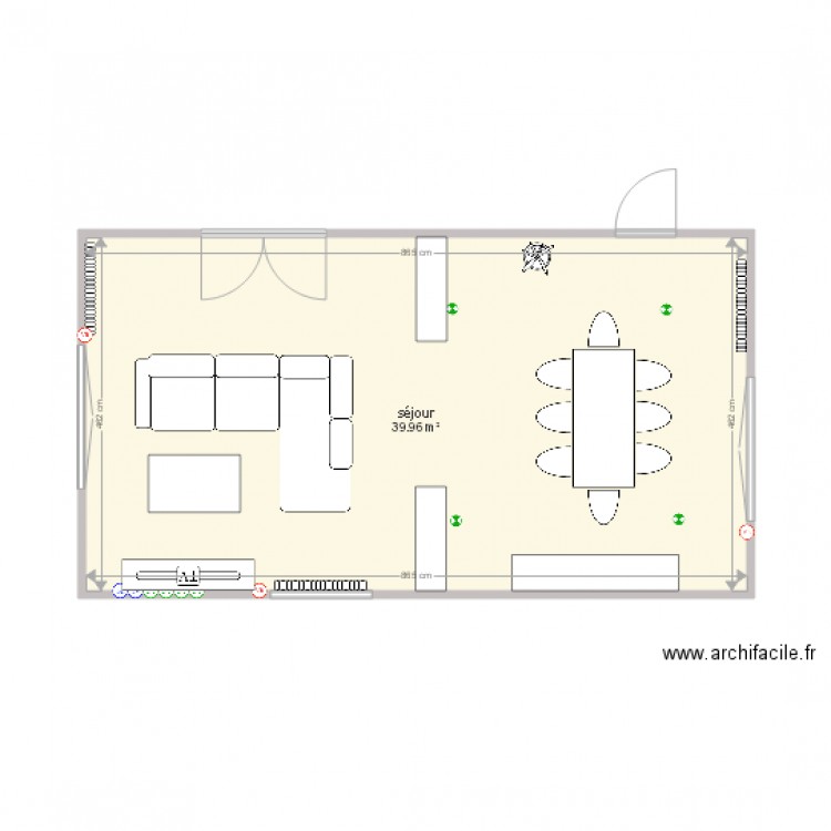 séjour. Plan de 0 pièce et 0 m2