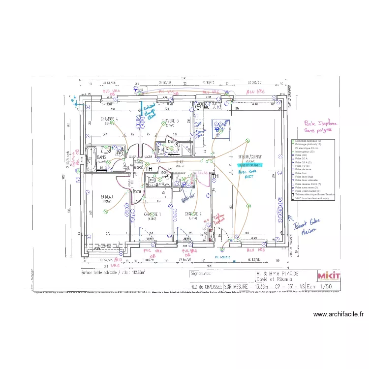 PLACIDE ELEC. Plan de 