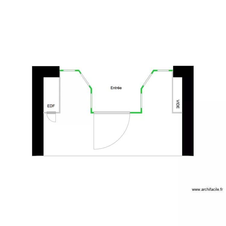 Entr&eacute;e Pharmacie. Plan de 