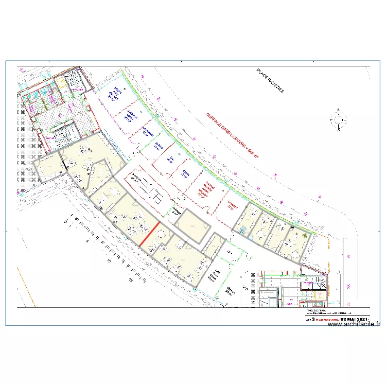 Ravezies tentative 7. Plan de 