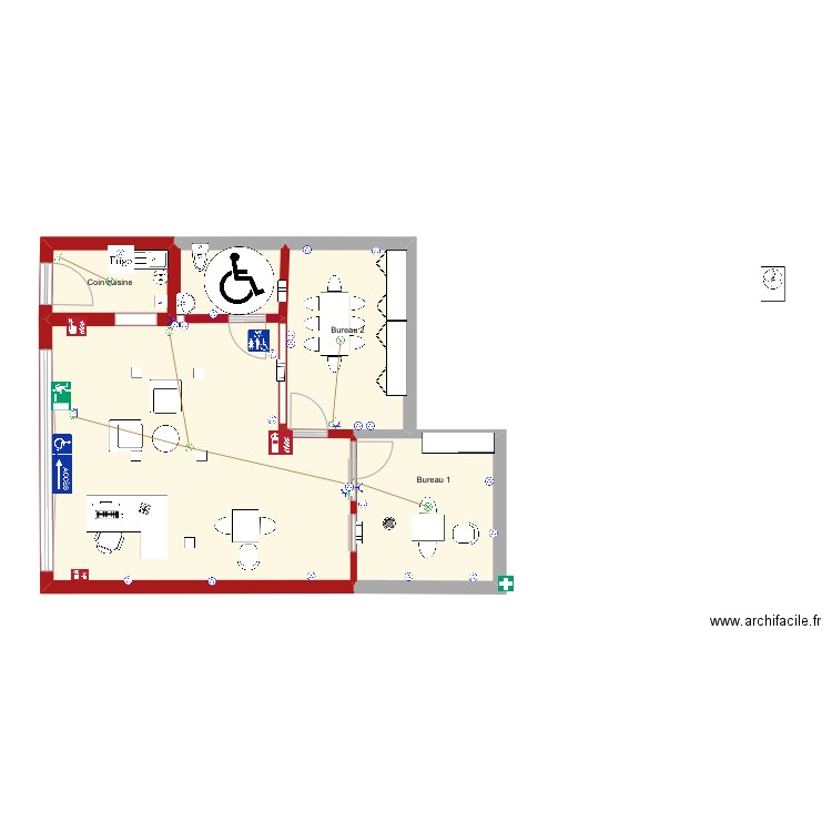 plan commerce carmaux 18. Plan de 4 pièces et 59 m2