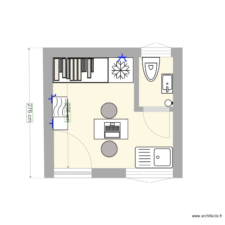 bureau contener. Plan de 0 pièce et 0 m2