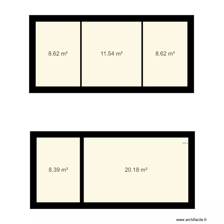 GITE 2 LE TORPT. Plan de 