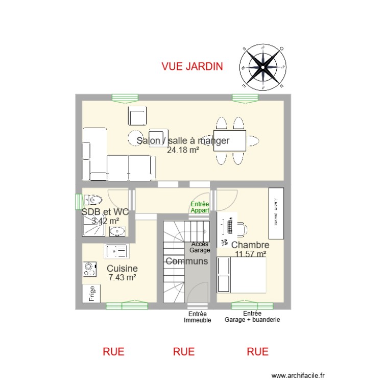 REIGNIER. Plan de 0 pièce et 0 m2