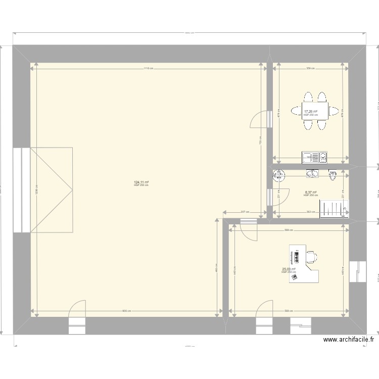 Dépôt. Plan de 0 pièce et 0 m2