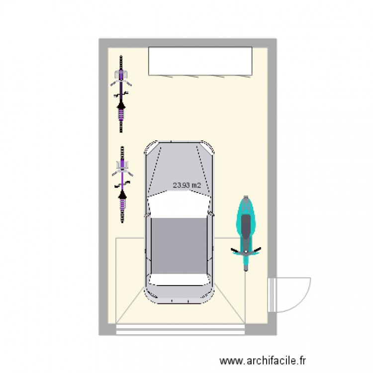 Garage 4x6. Plan de 0 pièce et 0 m2
