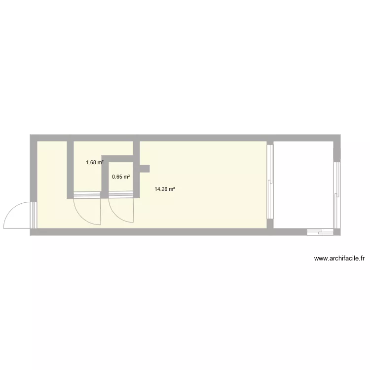 Révovation studio La Couronne. Plan de Révovation studio La Couronne. Plan de