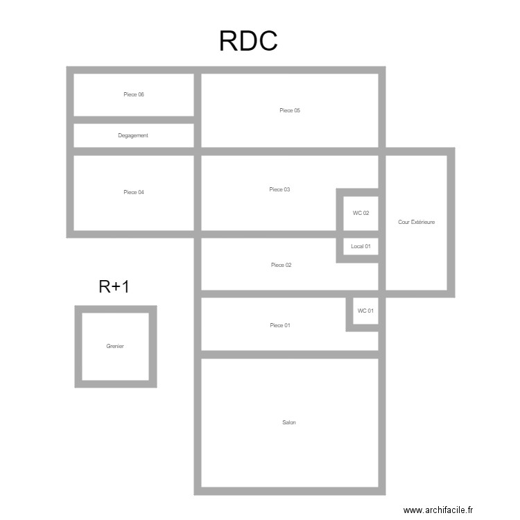 350601099. Plan de 13 pièces et 116 m2