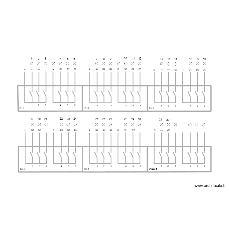 module ecl. Plan de 3  et 15 m²