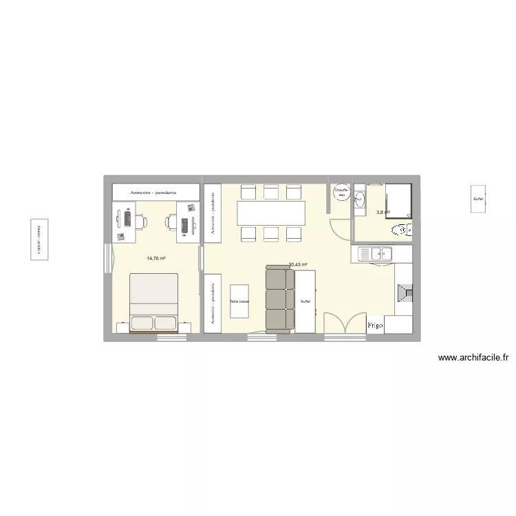 ATELIER 2. Plan de 3 et 49 m² ATELIER 2. Plan de 3 et 49 m²