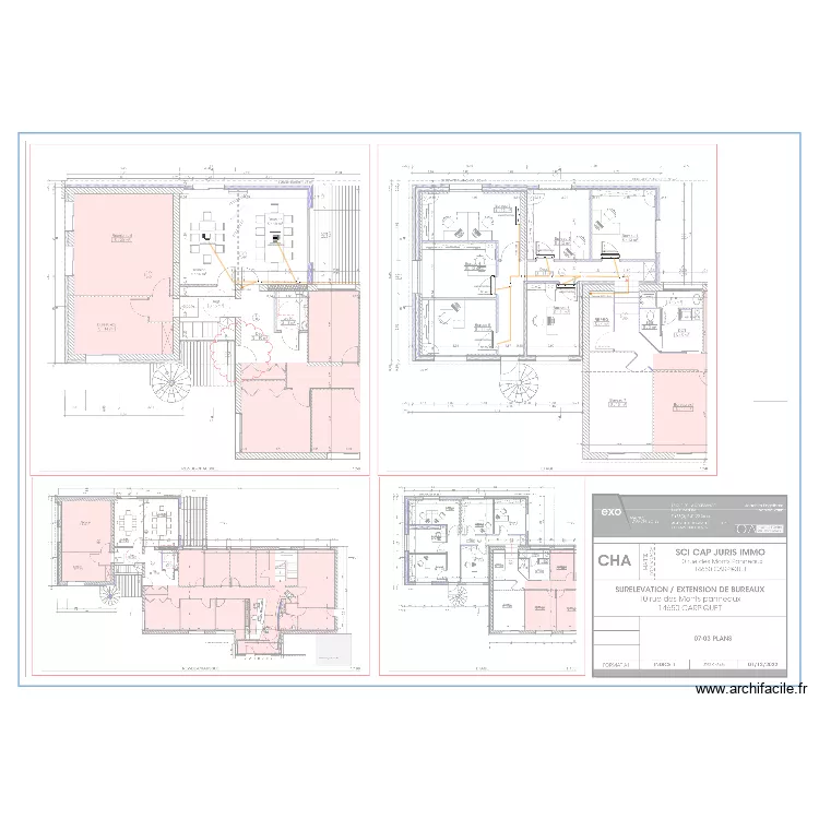 CAPJURIS PLAN CLIMATISATION. Plan de CAPJURIS PLAN CLIMATISATION. Plan de