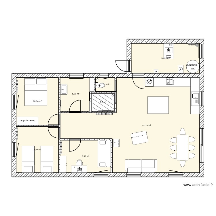 Sweet retirees. Plan de 0 pièce et 0 m2