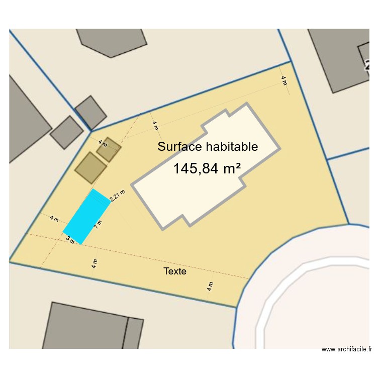 herons . Plan de 0 pièce et 0 m2