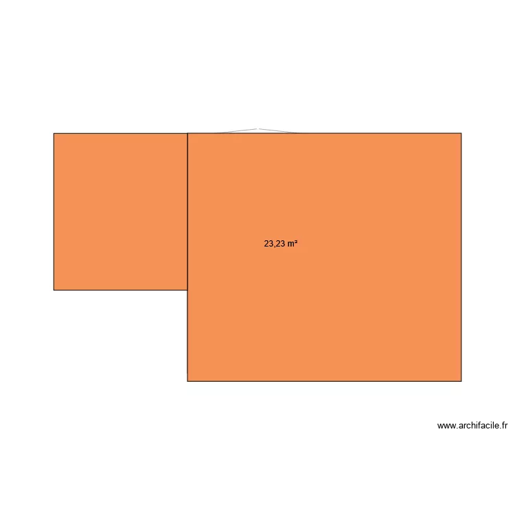Terrasse  &aacute; recouvrir. Plan de 