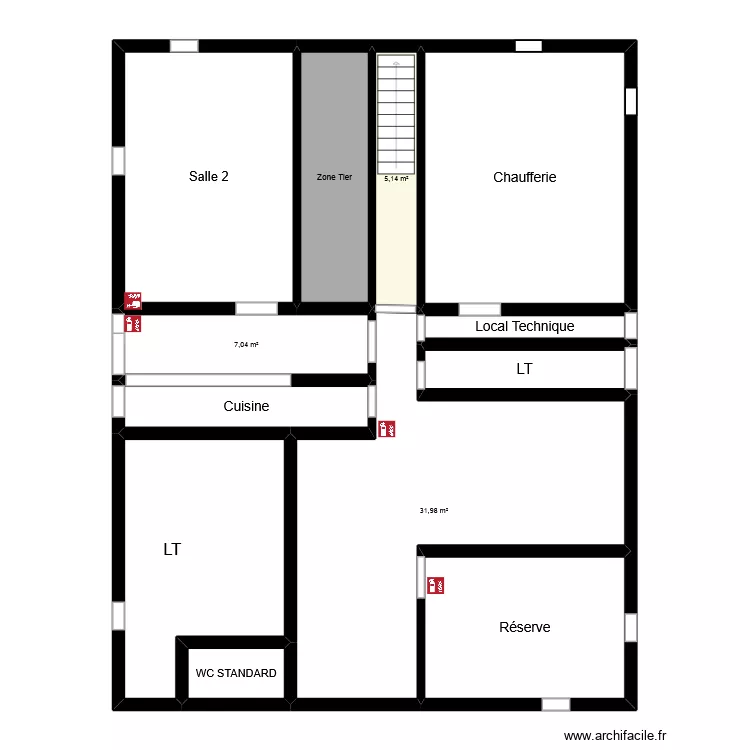 CAFE ATARI 1.2. Plan de 