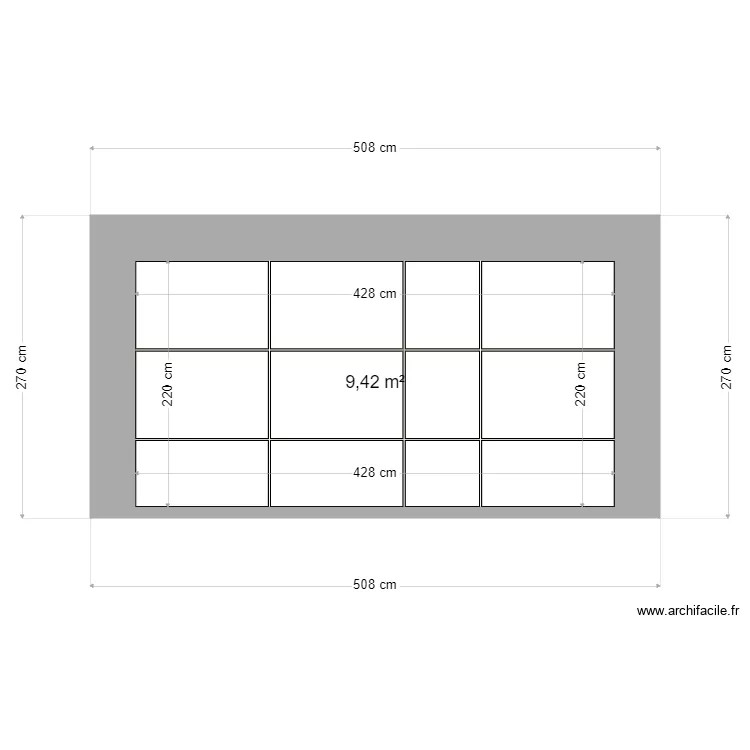 Terrasse palette 01. Plan de 1 et 9 m² Terrasse palette 01. Plan de 1 et 9 m²