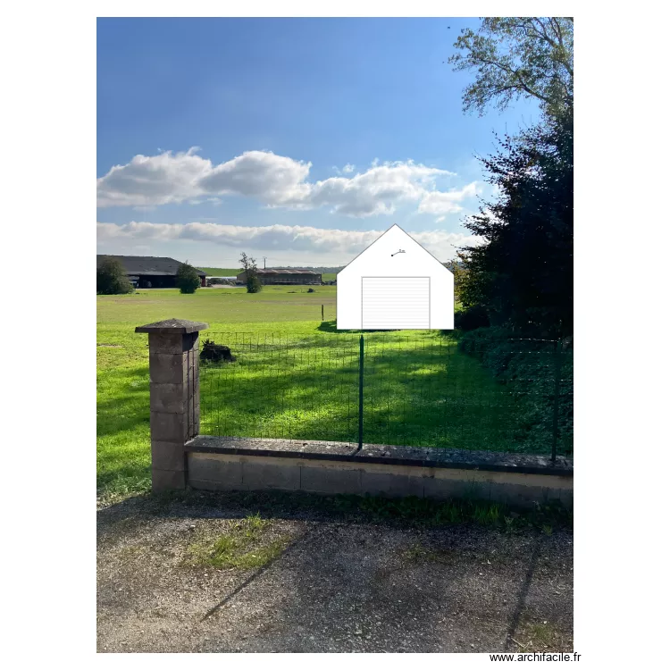 garage. Plan de garage. Plan de