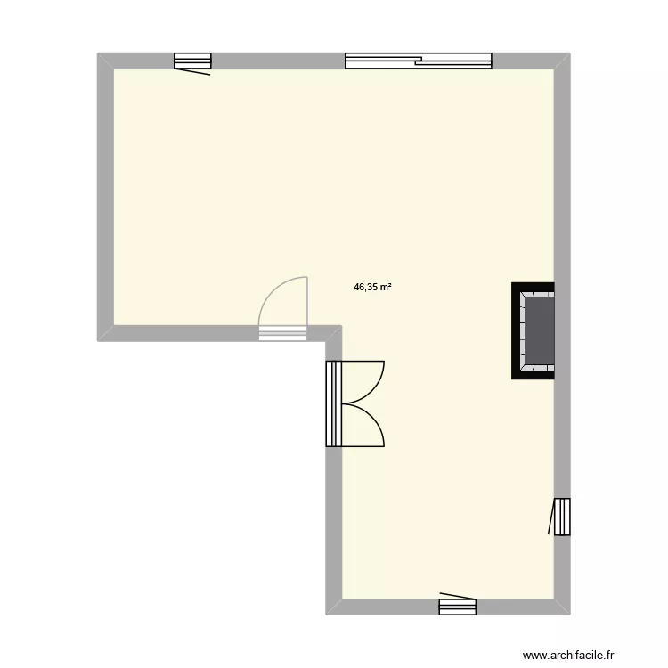 Domaine de la Tour. Plan de 1 et 46 m² Domaine de la Tour. Plan de 1 et 46 m²